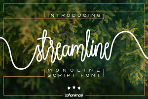Streamline - Monoline Script Font