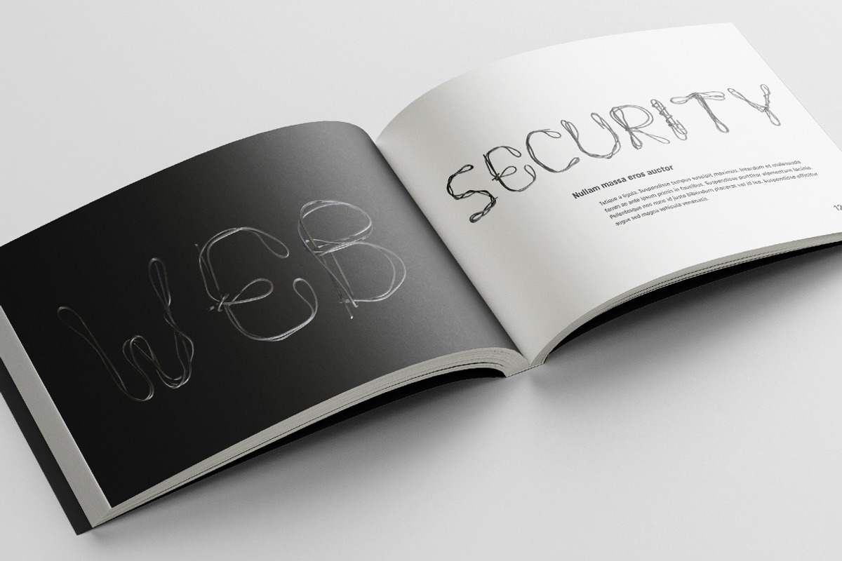 Wire Font, a Font by Handmadefont (Photo 7 of 9)