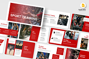 Sport Training - Google Slides, a Presentation Template by QR Design Studio (Thumbnail 1 of 3)