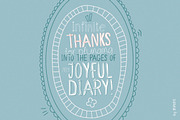 Joyful Diary | Playful Handwriting, a Handwritten Font by AnMark (Thumbnail 14 of 14)
