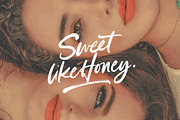 Pink Lemonade Brush Font, a Script Font by Nicky Laatz (Thumbnail 5 of 12)