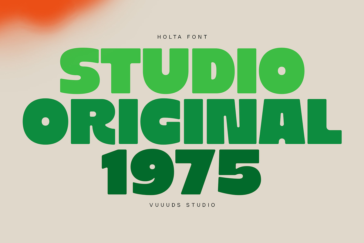Holta, a Sans Serif Font by vuuuds (Photo 9 of 9)