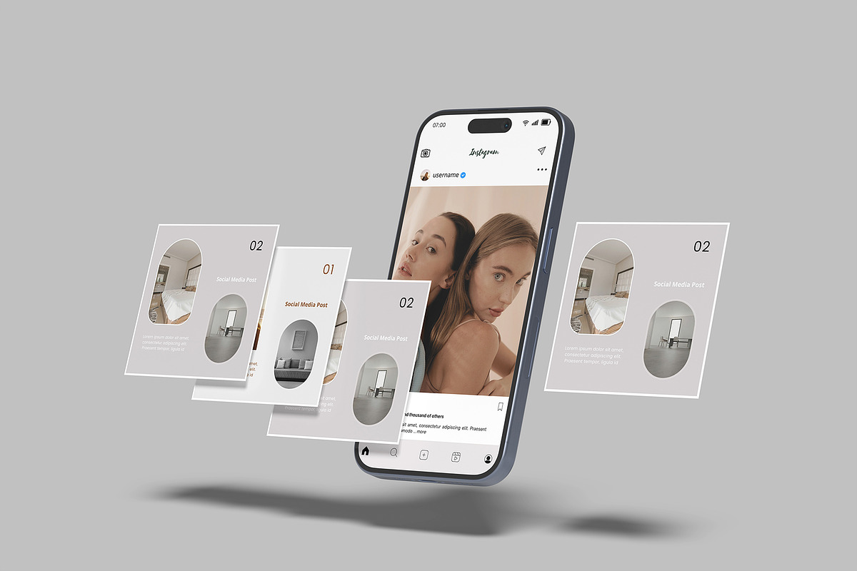 Carousel Mockup, a Social Media Template by lamorastudio (Photo 12 of 12)