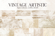 Vintage Artistic Papers Collection, a Background Graphic by ilonitta (Thumbnail 1 of 10)