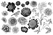 Floral letters and number., a Decorative Illustration by MarinaVorontsova (Thumbnail 5 of 12)