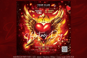 Valentine, a Flyer Template by Artolus