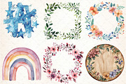 Baby Monthly Milestones Clipart, an Illustration by DreamCafeArt (Thumbnail 4 of 7)