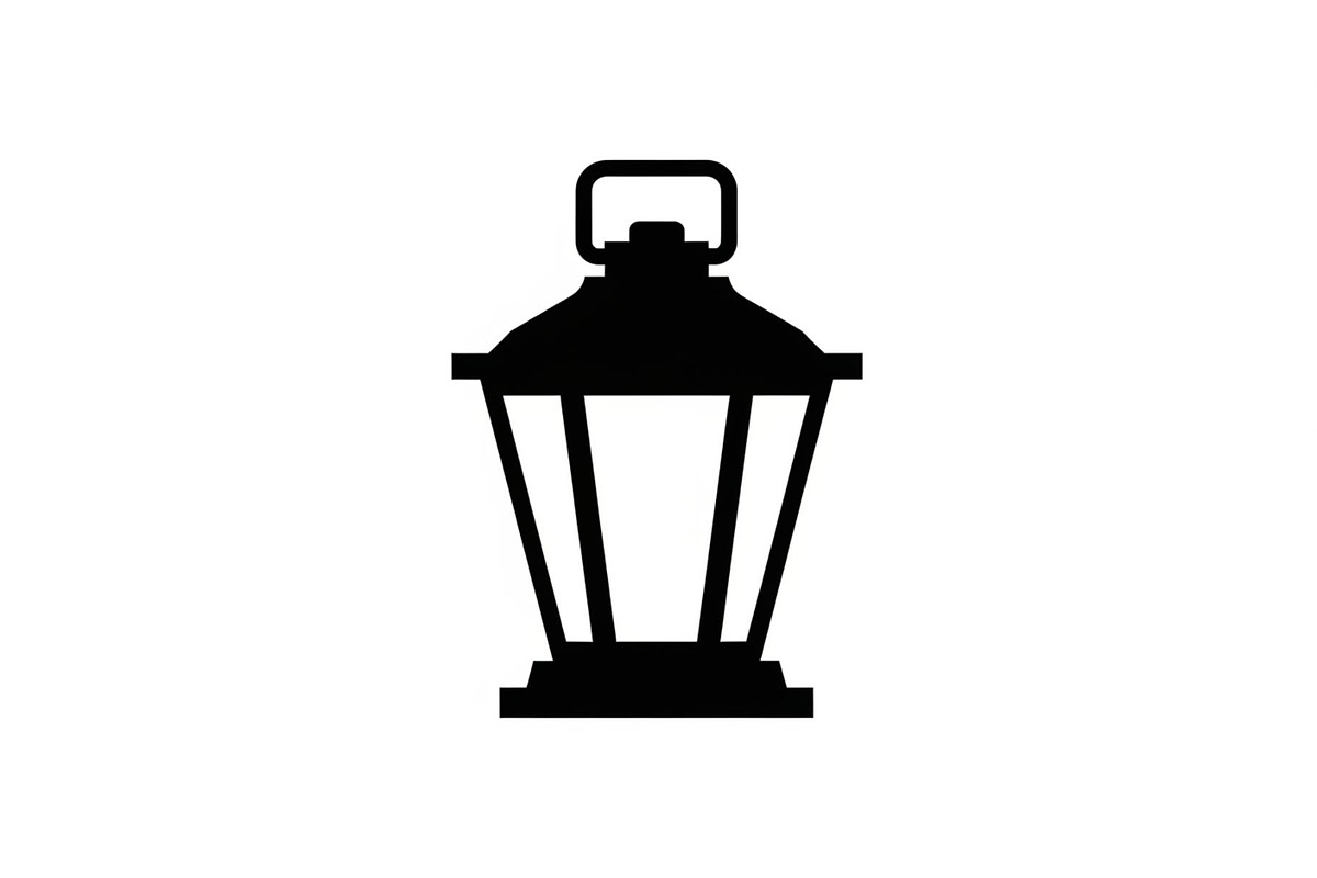 Vintage Street Lantern Silhouette Bu, an Illustration by hafijul (Photo 27 of 51)