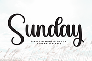 Sunday | Script Font, a Handwritten Font by Scratchones (Thumbnail 1 of 8)