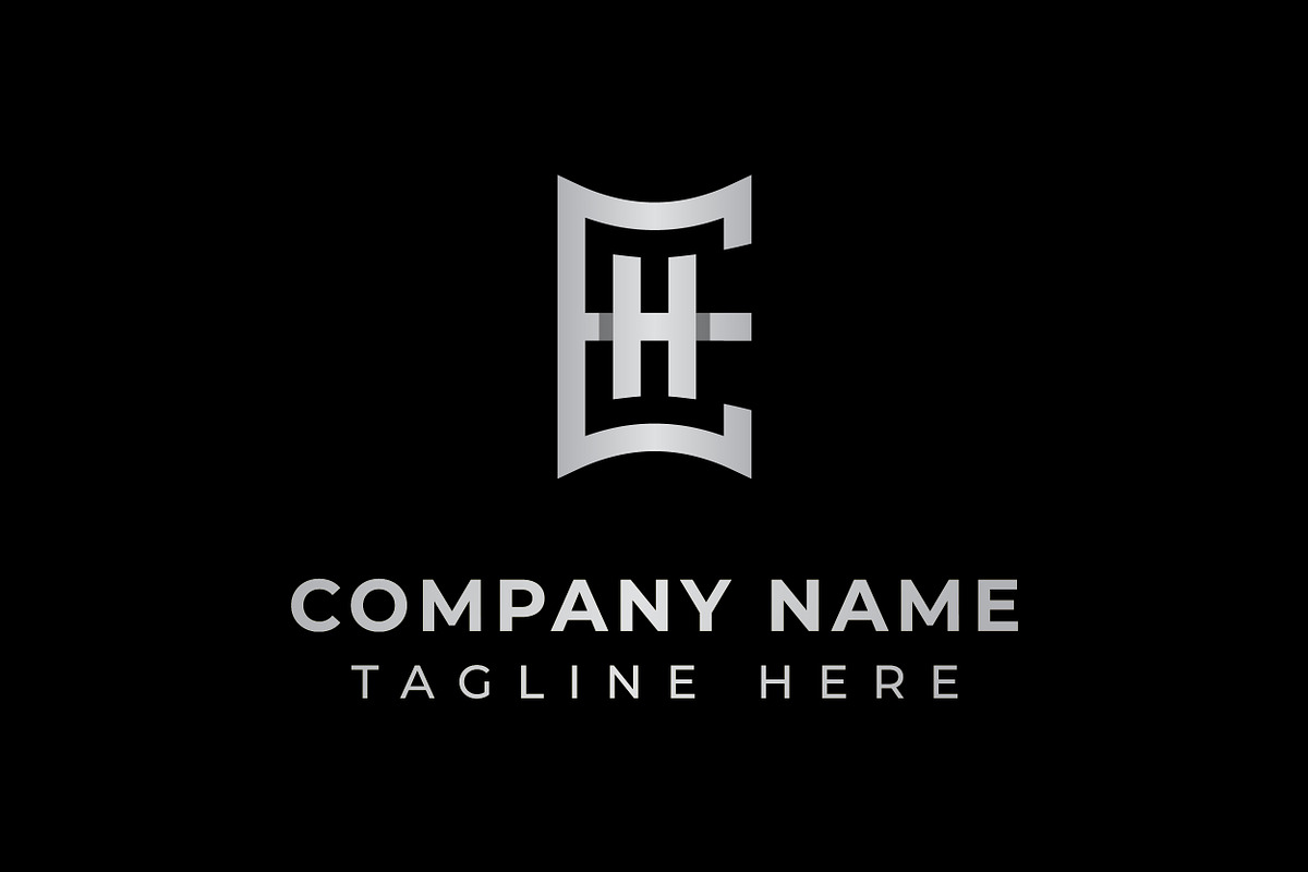 Unique EH Monogram Logo