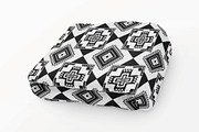 Black White Native American Pattern, a Pattern Graphic by PPEthnicDecorPattern (Thumbnail 5 of 10)