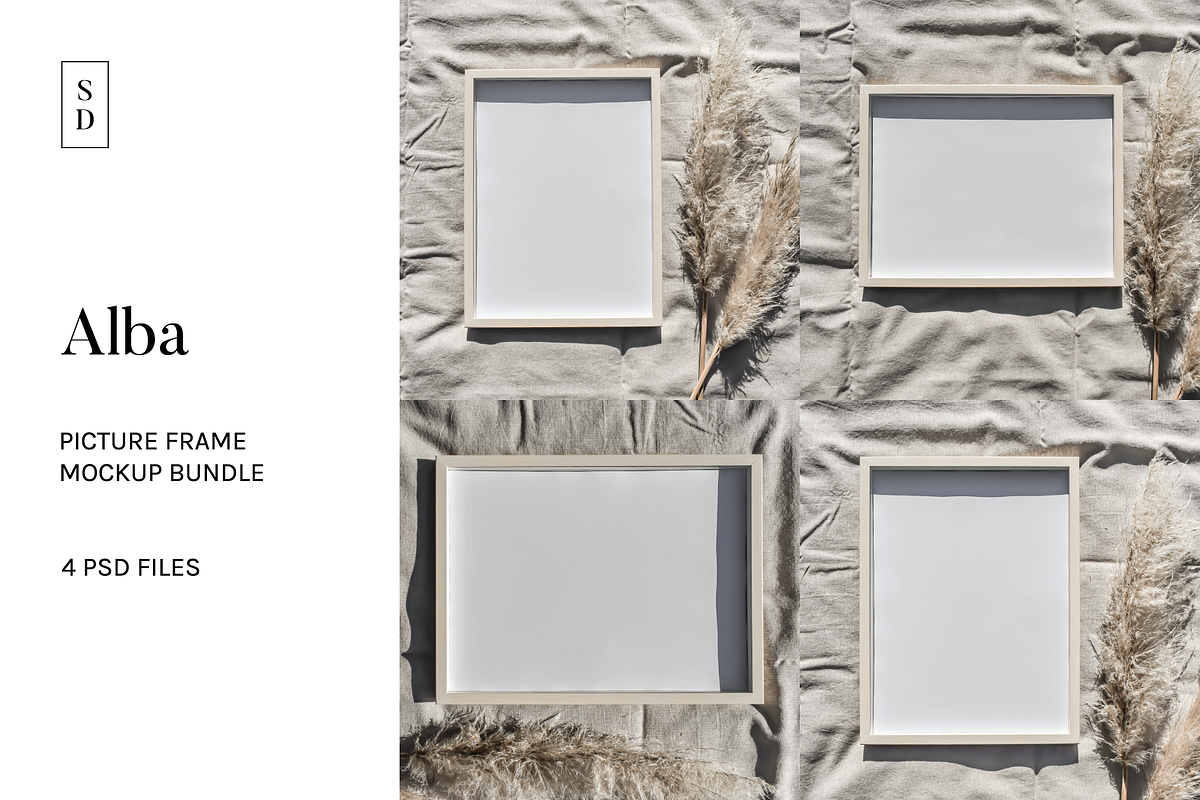 Frame Mockup Bundle - Alba, a Household Mockup by Saguaro Digital (Photo 1 of 10)
