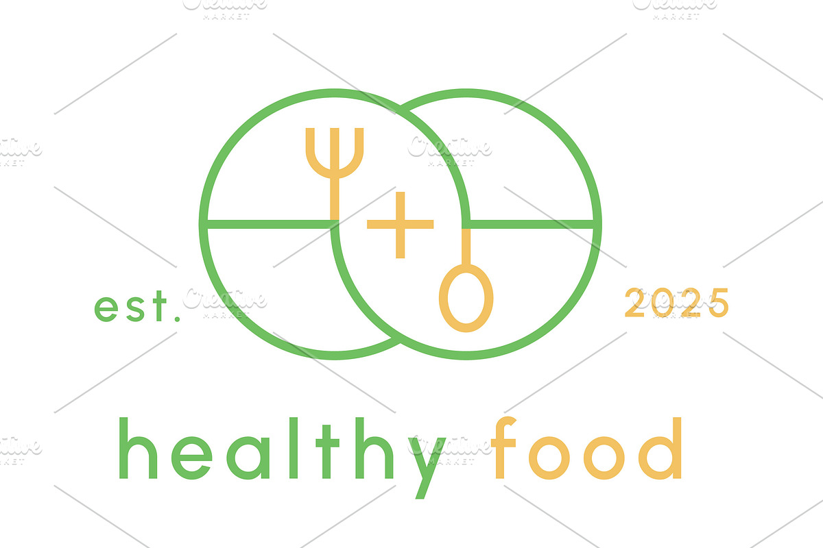 Healthy Food Nature Logo Icon, a Branding & Logo Template by Morvana Crew