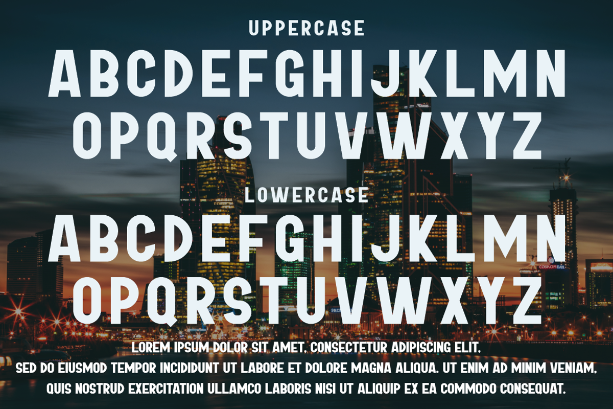 Royal Moscow-Modern Sans Serif Font, a Sans Serif Font by MaikoHatta (Photo 2 of 4)