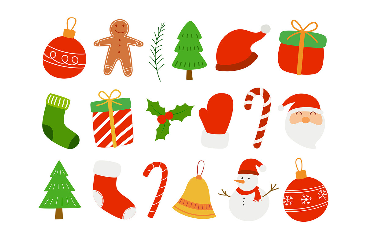Merry christmas elements decoration., an Object Graphic by kaisorn (Photo 3 of 3)