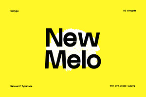 New Melo Typeface