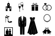 Wedding elements, an Icon by Microvector (Thumbnail 2 of 2)