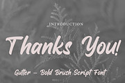 Gutter, a Script Font by Wow Magic (Thumbnail 3 of 3)