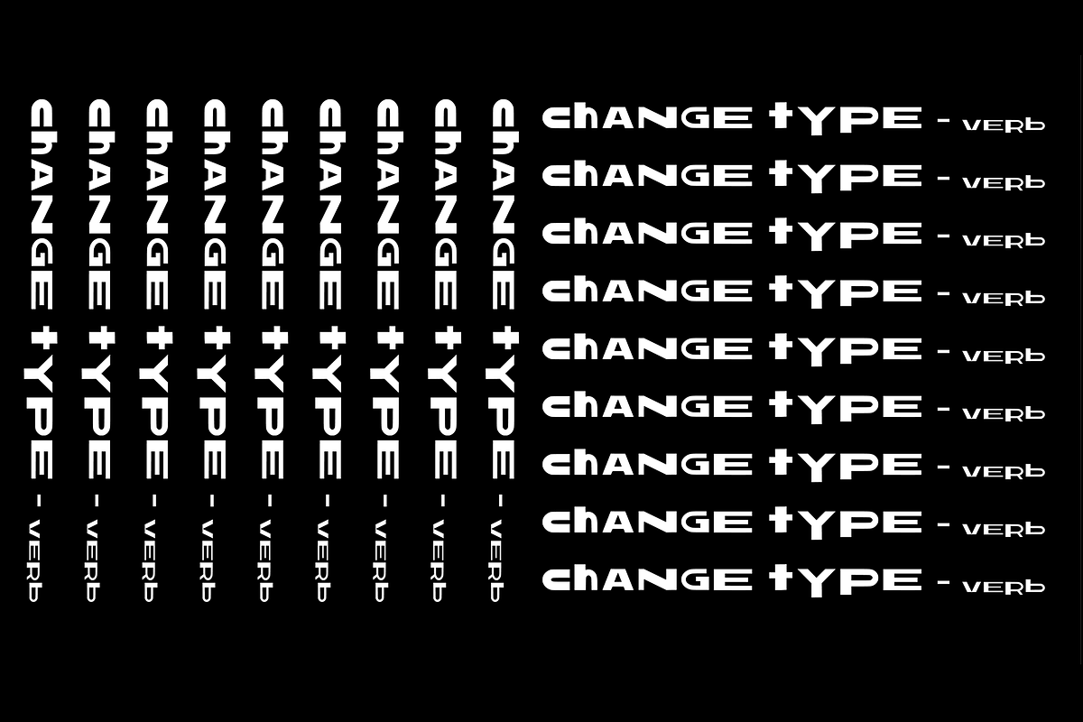 Changes Typeface preview 5
