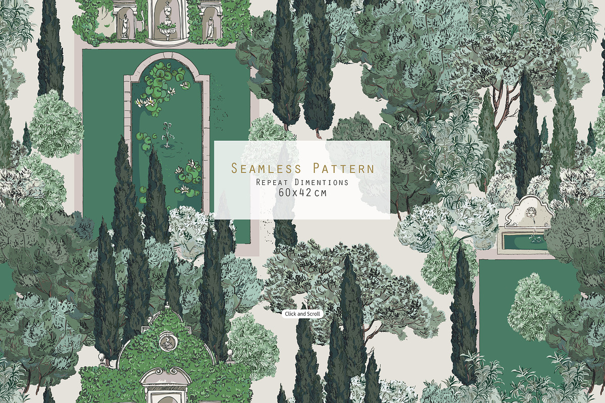 La Villa. Patterns and Panorama, a Pattern Graphic by Irina Dolgikh (Photo 3 of 14)