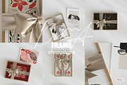 Wrapped Frame Mockup | Gift Mockup, a Household Mockup by Stykke Studio (Thumbnail 3 of 6)