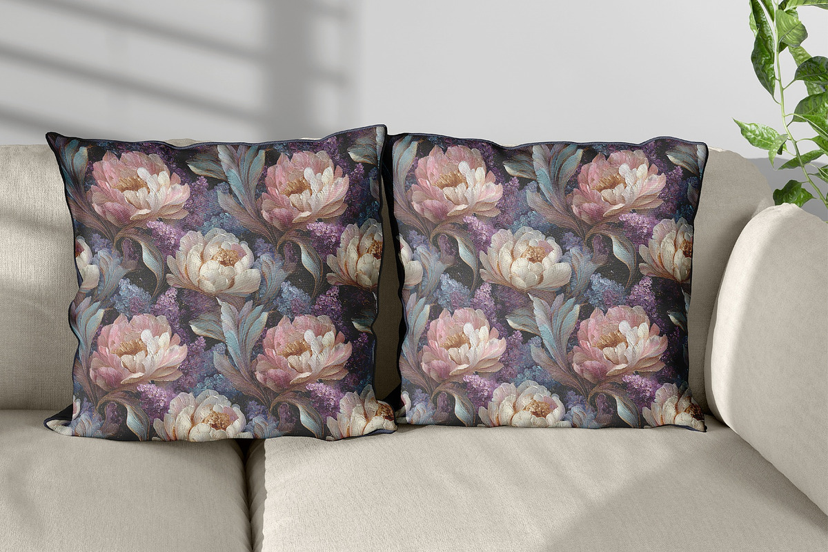 Amethyst Bloom Pattern, a Pattern Graphic by saskaratype (Photo 3 of 5)