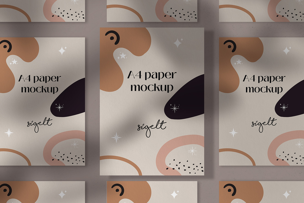 Digital A4 paper mockups, an Advertising Mockup by Sigelt (Photo 2 of 4)
