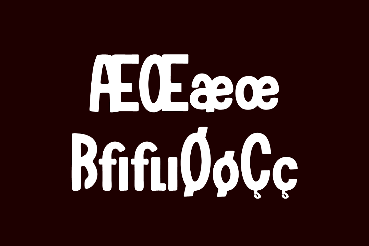 Cake Brokes - Food Font, a Sans Serif Font by QR Design Studio (Photo 4 of 12)