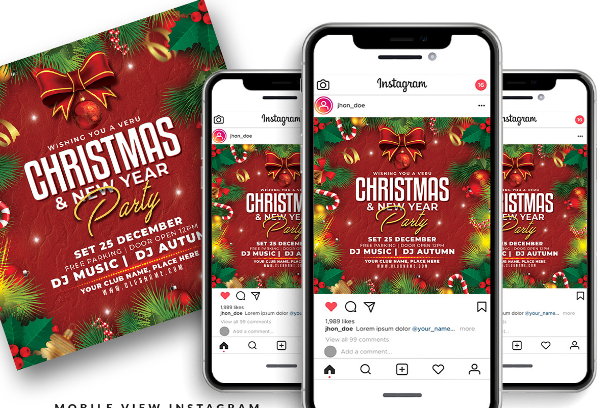 Christmas Flyer, a Flyer Template by AfzaalGraphics (Photo 2 of 2)