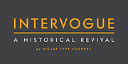 Intervogue, a Sans Serif Font by Miller Type Foundry (Thumbnail 1 of 14)