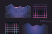 RETROWAVE 80s, 90s Synthwave Style, a Texture Graphic by Oksana Trygub (Thumbnail 10 of 15)