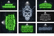 Electric Photoshop Text Effects, a Layer Style Add-On by Photoshop Action (Thumbnail 15 of 26)