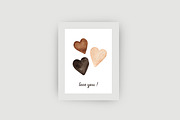 Watercolor heart cliparts & patterns, an Object Graphic by Naty Art (Thumbnail 19 of 24)