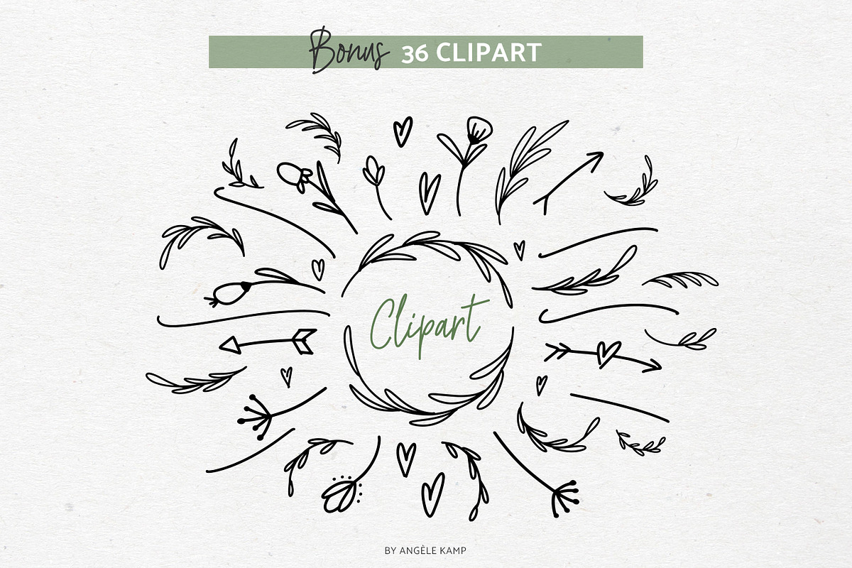 River Jade signature font & logos, a Script Font by Angele Kamp (Photo 8 of 10)