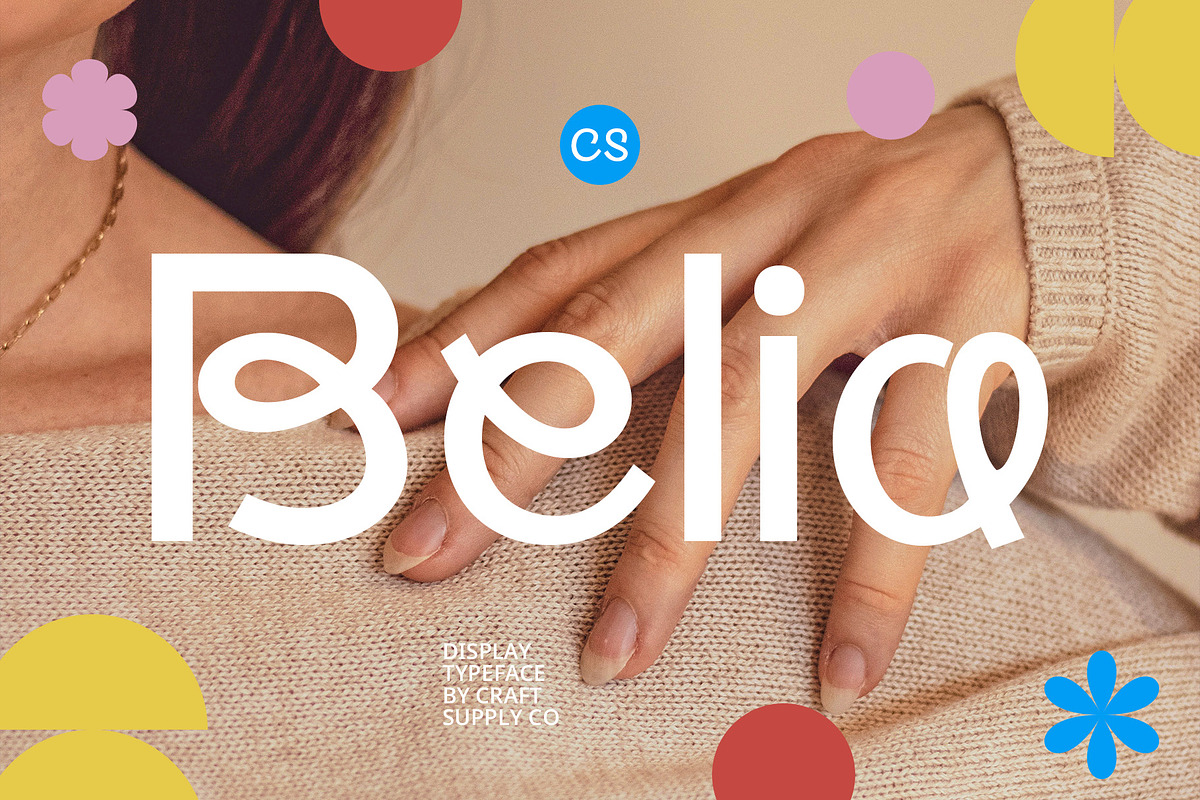CS Belia – Display Sans Serif Font, a Sans Serif Font by Craft Supply Co. (Photo 1 of 8)