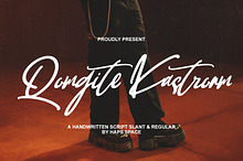 Qomgite Kastrom Handwritten Script