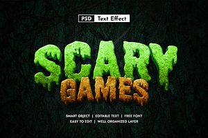 Set Of Horror Text Effect Vol 2