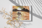 Watercolor Landscapes collection, a Texture Illustration by MayaNavits (Thumbnail 8 of 9)