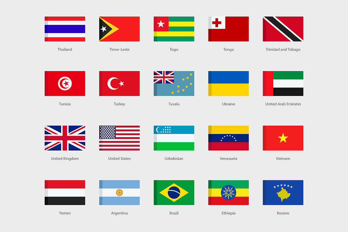 Country flag 140 icon, an Icon by Icongeek26 (Photo 5 of 8)