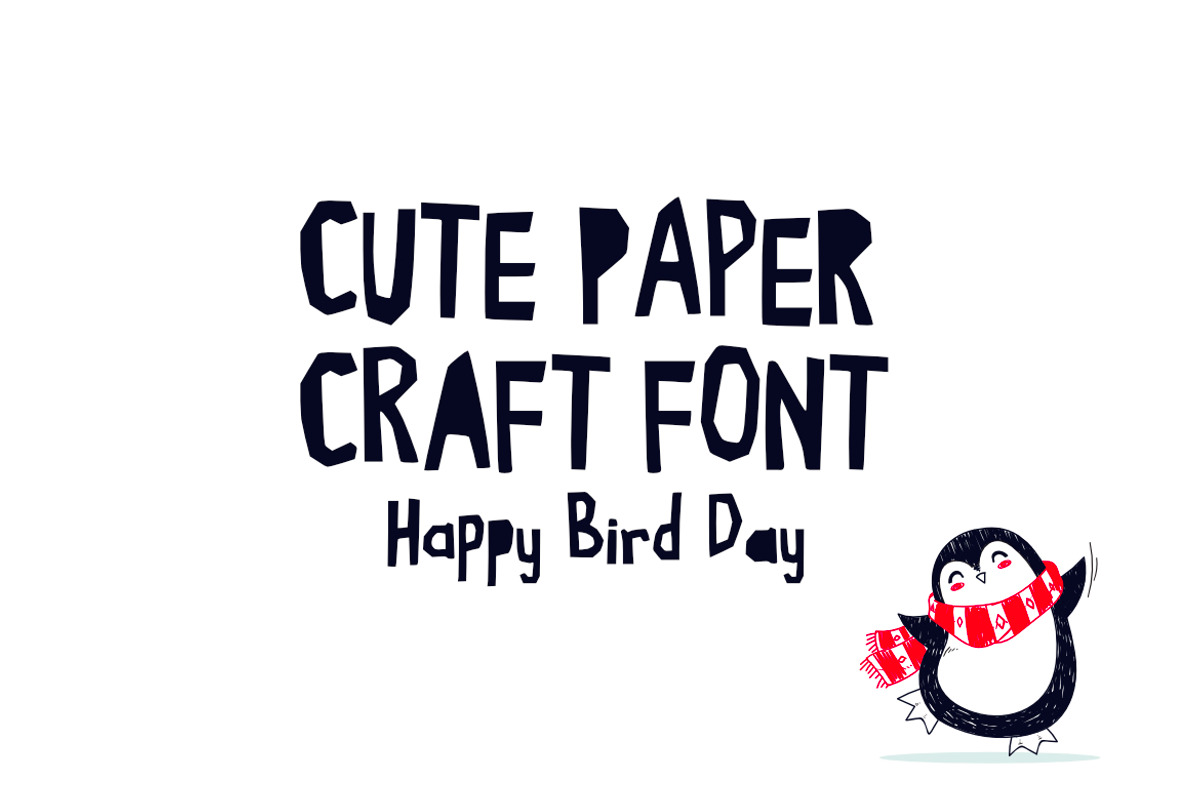 Cute Kraft Fonts preview 3