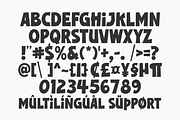 Black Thick - Display Font, a Sans Serif Font by Keithzo (Thumbnail 9 of 9)