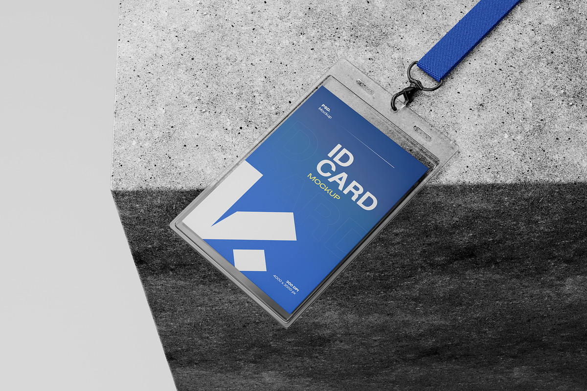 ID Card Mockup, a Merchandise Mockup by Budogol Studio (Photo 2 of 4)
