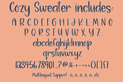 Cozy Sweater, Cute Handwritten Font, a Sans Serif Font by Designing Digitals (Thumbnail 2 of 9)
