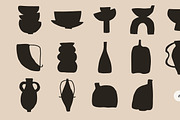 224 POTTERY CLIPART - HAND DRAWN, an Object Illustration by JuDesign (Thumbnail 9 of 25)