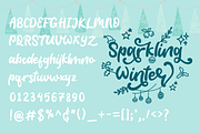 Sparkling Winter – Holiday Font, a Handwritten Font by Creaditive Design (Thumbnail 9 of 11)