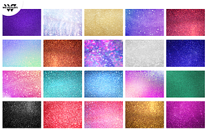 20 GLITTER Textures / Backgrounds