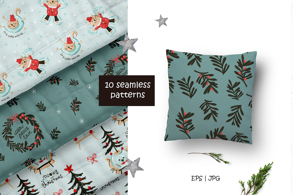 Christmas cats Collection, a Graphic by Nafanya (Photo 7 of 11)