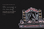 Old Hollywood Clipart, Vintage Set, an Object Illustration by The October Creative (Thumbnail 6 of 15)