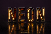 Rusty Neon Font, a Sans Serif Font by Handmadefont (Thumbnail 11 of 19)
