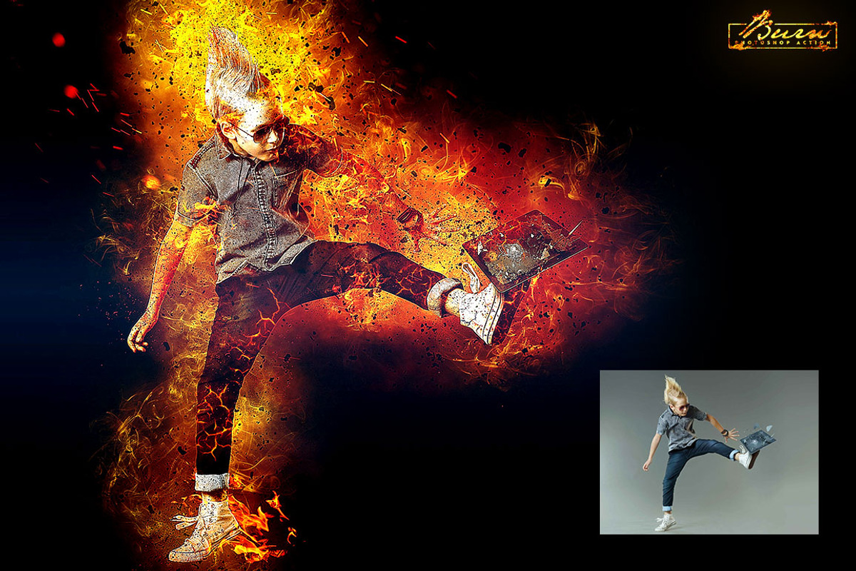 Burn Photoshop Action CS3+, an Action Add-On by Amorjesu.com (Photo 7 of 16)
